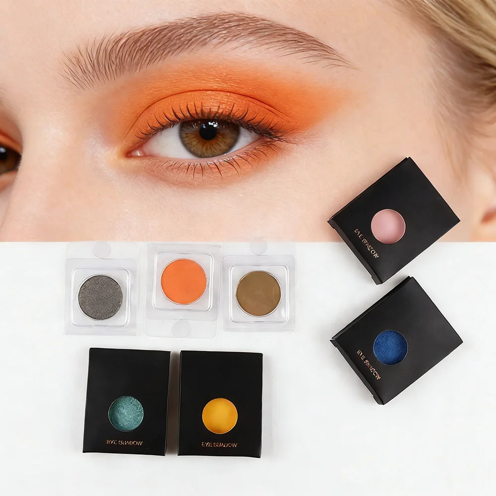 Private Label High Pigment Eyeshadow Palette Customizable Single Pressed Eyeshadow Pan 5g Makeup Cosmetic Eye Makeup Your Own
