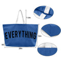 Hot Sales Eco-Friendly Cotton Canvas Tote Bag Reusable Women's Shopping Bag with Letter Pattern Letter Pattern