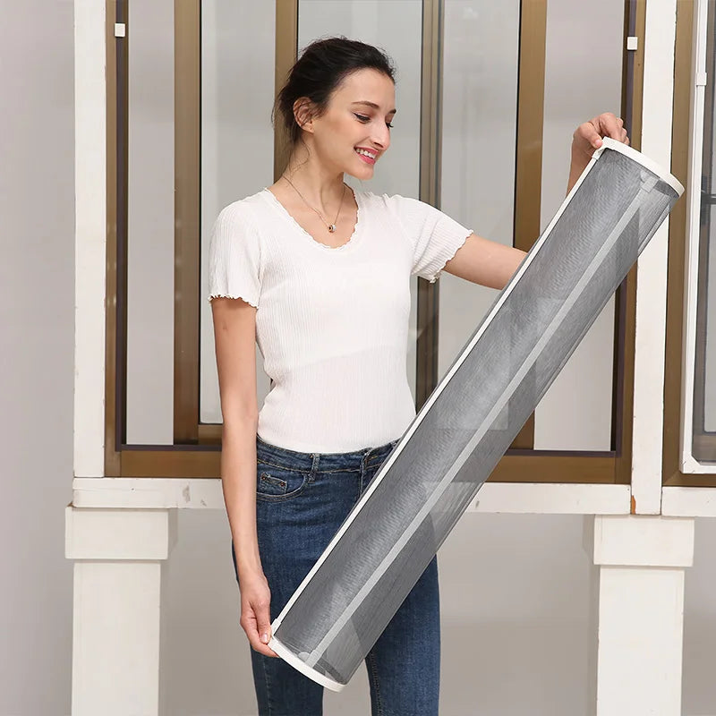 New Design Green Fiberglass Fire-Proof Washable Flyscreen Mesh for Door & Window Magnetic