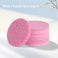 Wholesale Bulk Round Cellulose Facial Washing Puff Face Wet Dry Cleansing Compressed Sponges