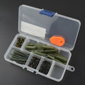 Hirisi Carp Fishing Safety Lead Clips with Bait Needle Fishing Swivel Snap Carp Terminal Tackle Carp Fishing Accessories