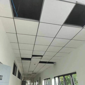 KENTE High Quality Acoustic Wall Tiles Year Warranty Mineral Fiber Ceiling Decoration Perforated Grid Shape Sample provided