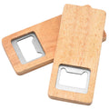 Wholesale Customized Logo Manual Blank Wooden Handle Beer Bottle Opener