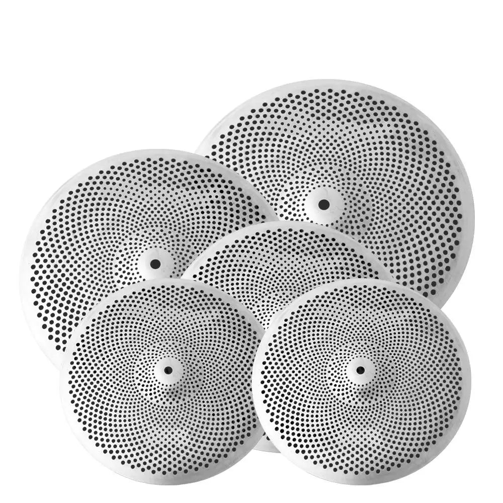 Hot Sales 6 PCS 10''Splash+14''Hihat+16''Crash+18''Crash+20''Ride Mute Cymbals for Junior Drummer
