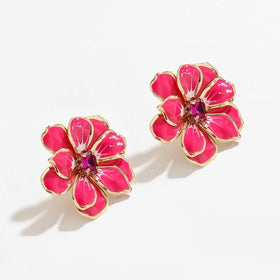 Fashion Jewelry Earring Christmas Korean Ear Enamel Ladies Crystal Black 2023 Drop Heart Zircon Earnings Jewelry Women Earrings