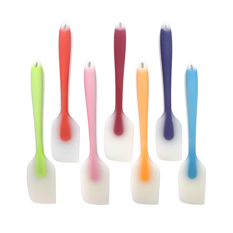 Reusable Silicone Spatula Non Stick Butter Cream Spatula Cutter Chocolate Kitchen Pastry Tools Scraper