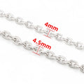 Wholesale Stainless Steel Cross Chain Link Necklace Jewelry Components