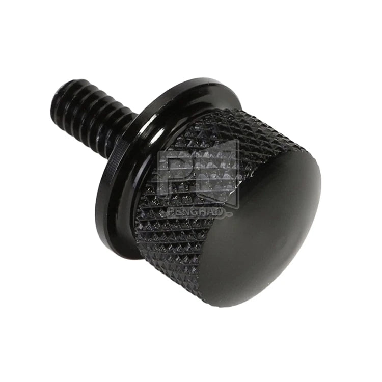 Stainless Steel Motorcycle Seat Bolt Tab Screw Mount Knob Cover for Harley Sportster Dyna Fatboy Road King Softail