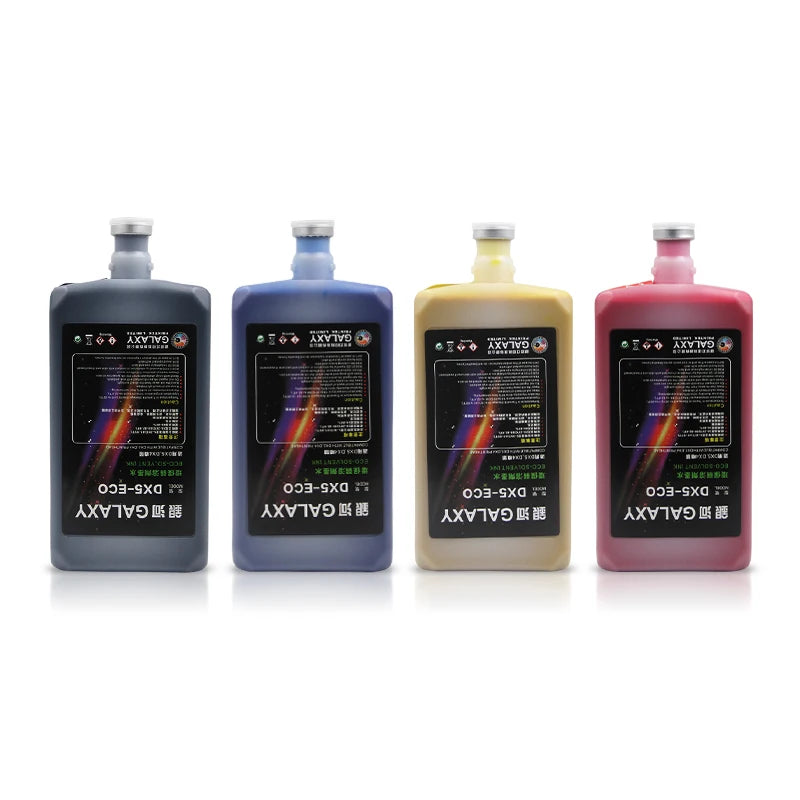 OCBESTJET 1000ml Galaxy Eco Solvent Inks Fast Drying Oil Based Eco Solvent Ink for DX4 DX5 Printhead Large Format Printer
