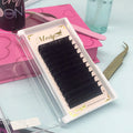 Wholesale Cashmere Individual Eyelash Extension Supplies Private Label Fluffy Natural Matte Black Volume Lash Extension Trays
