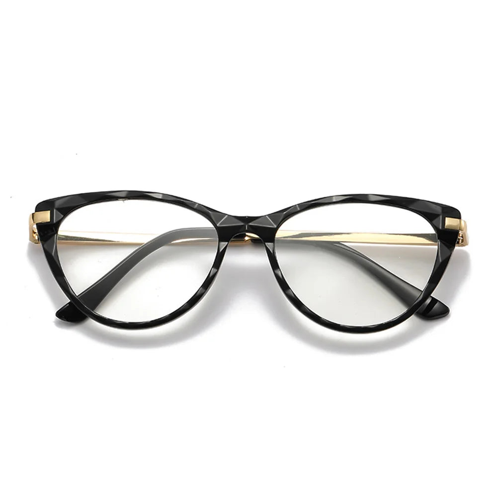 SPARLOO 2449 Cat Eye Women Photochromic Lens Anti Blue Light Eyeglasses Frames