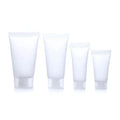 Cosmetic Hose Cleanser Hand Cream Lotion Plastic Round Soft Bottle with Screw Cap Travel Packaging