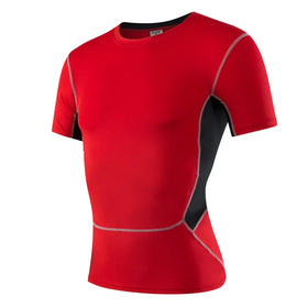 OEM Custom Casual Blank Men's Solid Satin O-Neck Spandex/Polyester Running Gym T-Shirts 200 Grams Quick Dry Breathable Regular