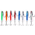 5CM 16G 8# Deep Saltwater Sinking 3D Eyes Lead Metal Slow Pitch Jigs Vertical Fish Bait Slow Jigging Lure