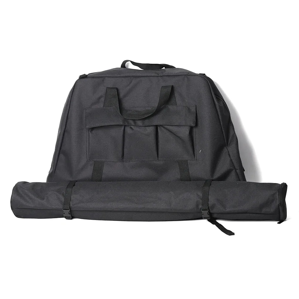 M109 Triangle Water Proof Canvas Compound Bow Bag Pack Case Holder Archery Bow Shooting Hunting Accessory