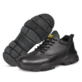 GUYISA Brand Safety Shoes Accept Customized Construction Site Work Wear-resistant Rubber Sole Iron Toe Safety Shoes