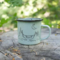 Wholesale Vintage Souvenir Enamel Coffee Cup Enamelware Custom Enamel Camping Campfire Mug Retro Mug