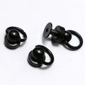 Round Head DIY Bag Accessory Kit Metal Rivet Studs with Pull Ring Buckle Assortment for Leather Craft for Personalized Projects