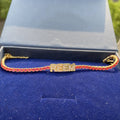 Qiuhan OEM Armband Copper Letter Colorful Zircon Tennis Chain Custom Name Bracelet