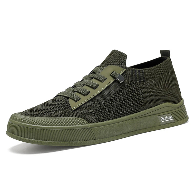 Manufacturer Trendy Custom Breathable Slip on Flat Fashionable Walking Running Sport Sneakers Men's Casual Shoes