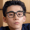 2025High Quality Manufacturer Handmade Rectangle Frames Eyewear Lightweight Frame Vintage Titanium Optical Eyeglasses