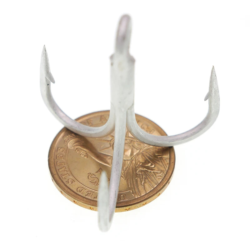 Wholesale 6018 3/0 5X Fishing Treble Hooks Fishing Tackle High Carbon Steel Rock Ocean Beach PICTURE Boat Origin Type Reservoir