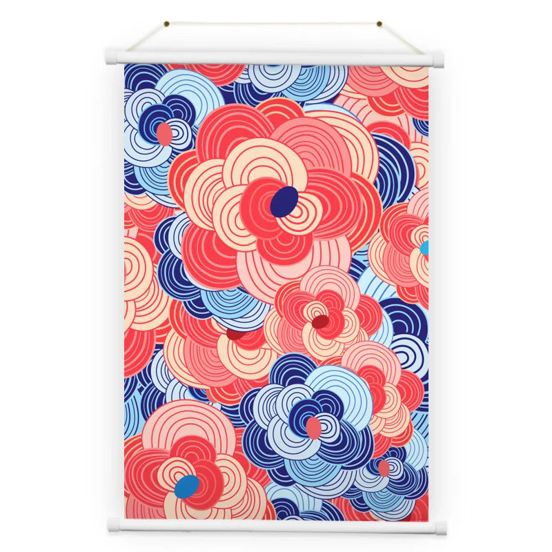 Hanging Cloth Scroll Banner Custom Home Decoration Print Wall Poster Anime Posters for Wall