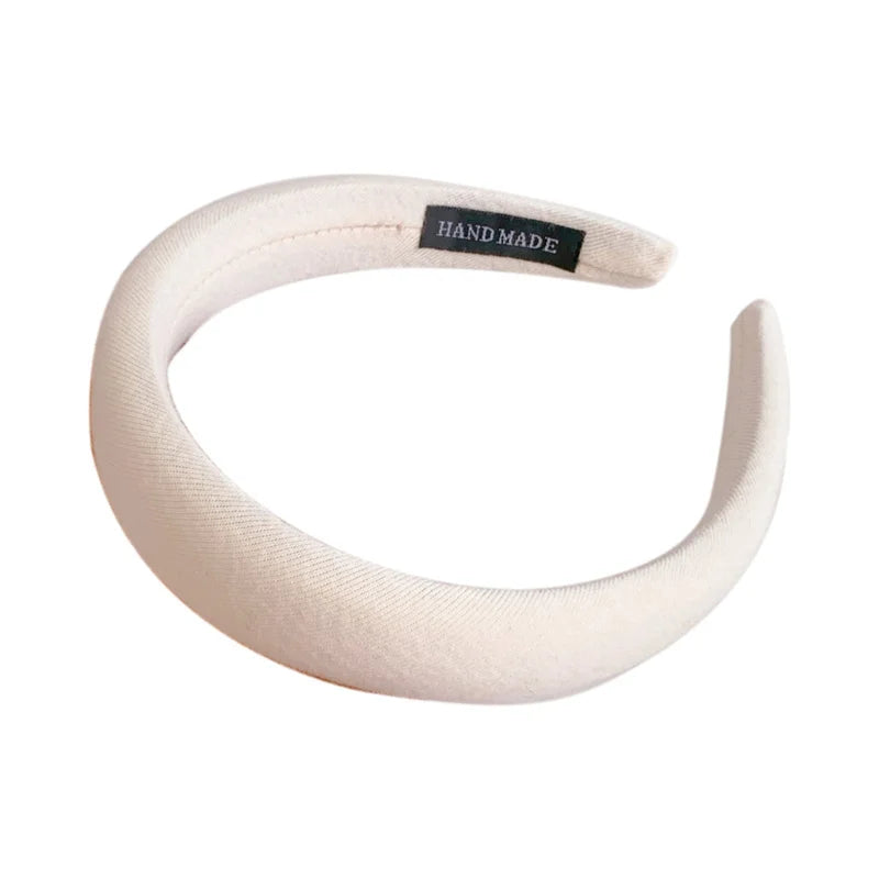 5cm Width Velvet Sponge Hairband Women Alice Foam Headbands Hair Accessories Head Band Fashion Headwear Wide Padded Hairbands