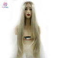 Futura Heat Resistant Fiber 13*3 Synthetic Lace Front Wig 28inch Long Silky Straight Hair for Women