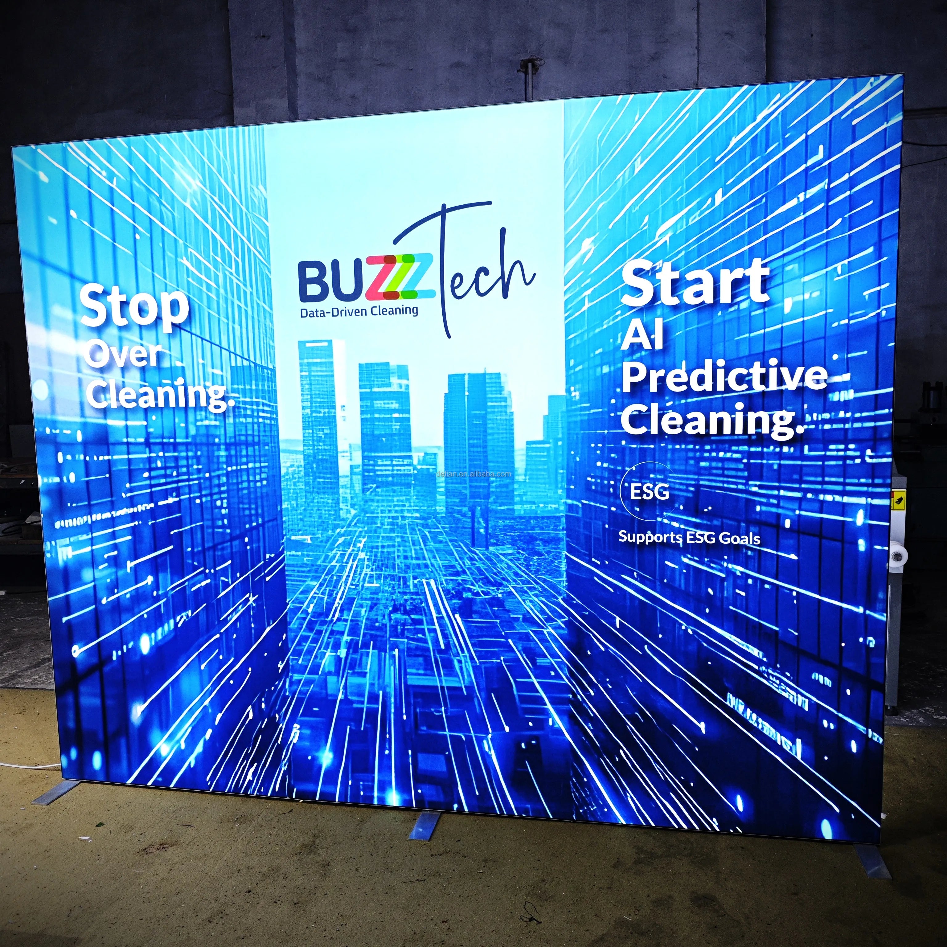 Professional 160mm Deep SEG Light Box Aluminum Frame for Trade Show Booth Construction High Brightness Display