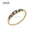 14k Solid Gold Popular Design Fine Jewelry Women Finger Ring AU585 Genuine Yellow Gold Jewelry Rings Wholesale