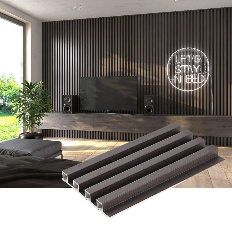 Modern WPC Wall Panel From Factory PVC Decorative Wall Panels and Plates Waterproof & Fireproof for Household Use