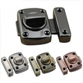Anti-theft Zinc Plated Door Lock Buckles Cast Metal Hook Latch Toilet Doors Right Angle Sliding Gate Lock Bolts Bag