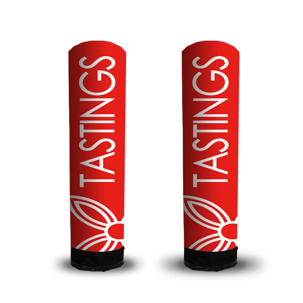Factory OEM Branded Flame Retardant Inflatable Column Balloon Advertising Pillar Customized Color Logo Dye Sublimation Printing