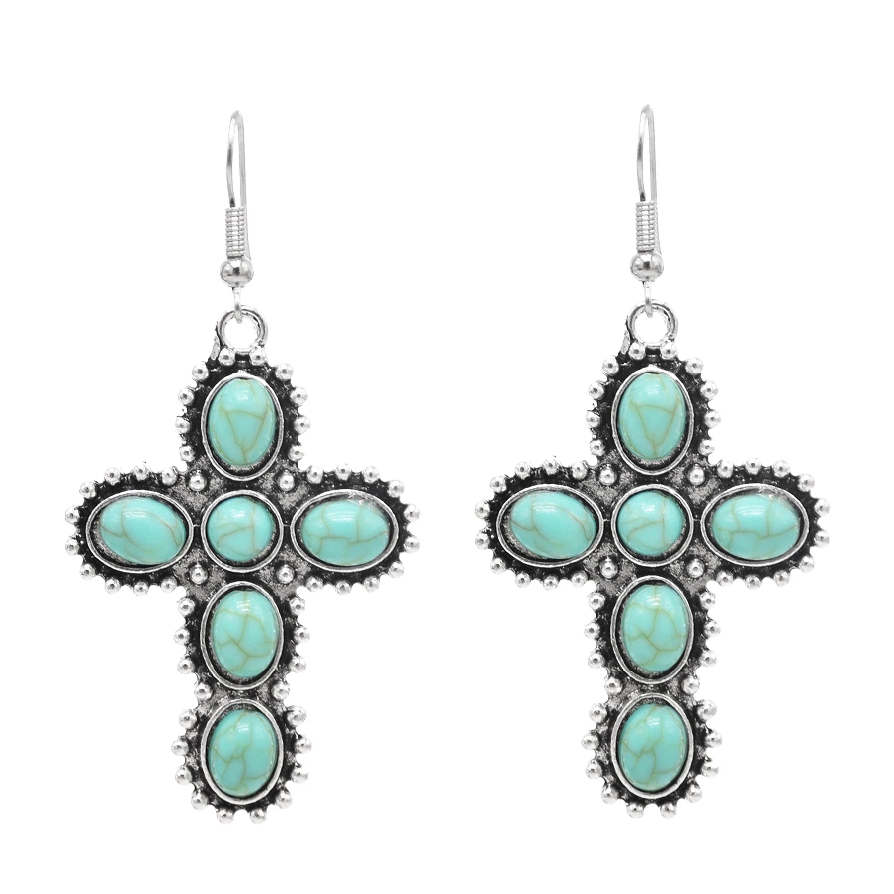 3 Styles  Flower Cross Leaf Drop Dangle Earrings Vintage Style Dangle Earrings for Women Girls