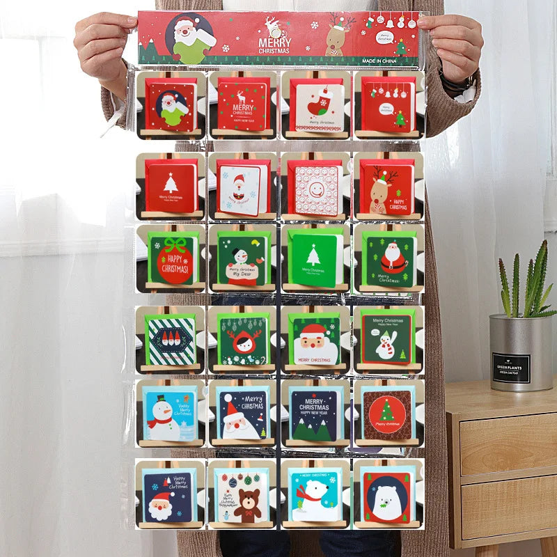Custom Printing OEM Cheap Greetings Christmas Cards Small Christmas Greeting Cards With Envelope