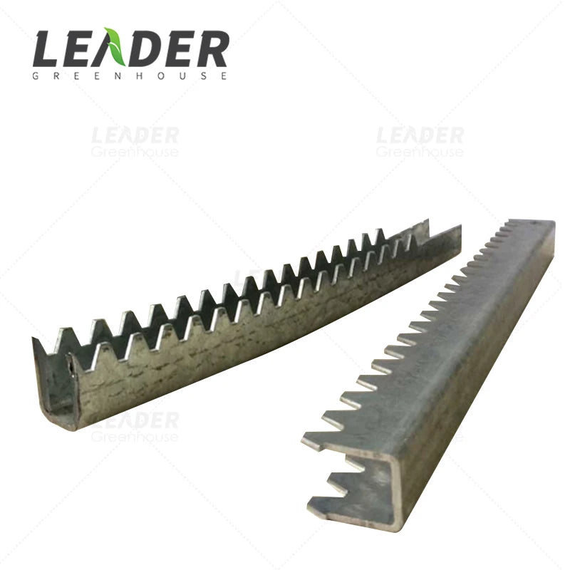 Tunnel Greenhouse Ventilation and Shading Rack and Gears Drive Durable Accessories
