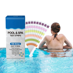 Swimming Pool test Strips 5in1 Free Chlorine PH Total Alkalinity Total Hardness Cyanuric Acid