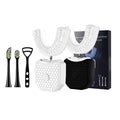 Wireless Electric Adult Sonic Toothbrush Soft Bristle IPX7 Portable U-Shaped Teeth Whitening 360 Ultrasonic Oral Cleaner Kit