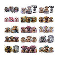 Anxiety 3D UV Dtf Cup Wrap Stickers Animal 3D UV Dtf Cup Wraps Glass Transfer Retro  Baby Highland Cow UV Cup Wrap for 16OZ