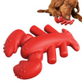 Floppy Lobster Dog Toy Interactive Chew Toy with Eco-Friendly TPR and Wood Squeak Bouncy Cartoon Pet Toy in a Bag
