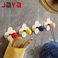 JAYA Strong Wall Hook Lively Color Non-Perforated Hook for Clothing Hat Key Decoration Use