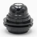 E27 Lamp Holder Vintage Bulb Holders With Shade Ring Black Bakelite Edison Screw Lampholder