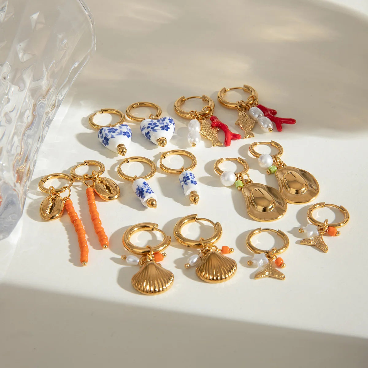 MICCI Wholesale Custom Luxury Classic Vintage Fashion Jewelry Statement Charm Earrings for Women