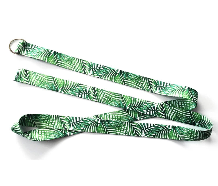 High Quality Custom Polyester Yoga Stretch Strap with D Ring Wholesale Sports & Entertainment Product