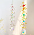 3D Spiral Pendant Sun Catcher Window Decoration Home Decorations Garden Crafts Wall Decor Sun Catcher