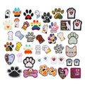 Hot Sale Cute Pet Animal Dog cat Paw Claw Design Iron on Embroidery Fabric Cloth Patches for Phone case