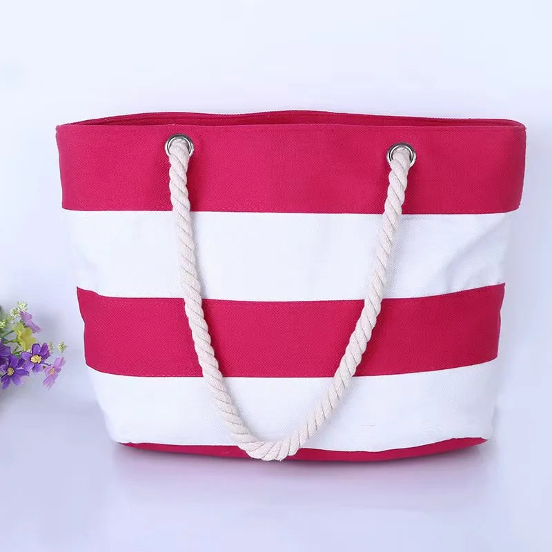 Sublimation Custom Canvas Tote Bag Supermarket Shopping Rope Processing Stitching Women Laptop Tote Bag