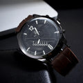 Watch Men Quartz Simple 47mm Large Dial Clock Silicone Strap Business Watch for Man Watches Relogio Masculino