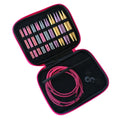 Interchangeable Circular Crochet Hooks With PU Bag Removable Knitting Needles Set Weaving Yarn Knitting Craft Sewing Tools